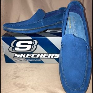 New Mens Pier Side Slip on Navy Suede Loafers Size 11.5